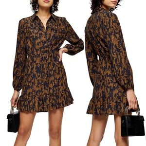 Top shop-camouflage, floral long sleeve shirt, dress.